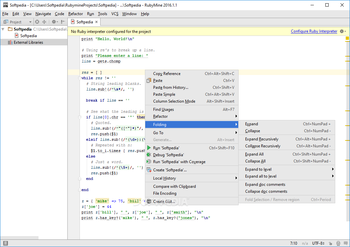 RubyMine screenshot 2