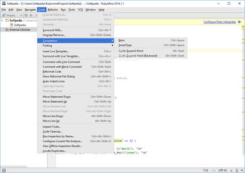 RubyMine screenshot 6