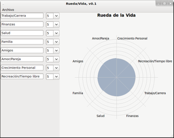 RuedaVida screenshot