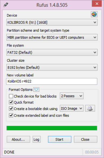 Rufus screenshot