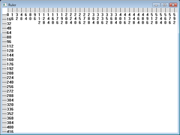 Ruler screenshot