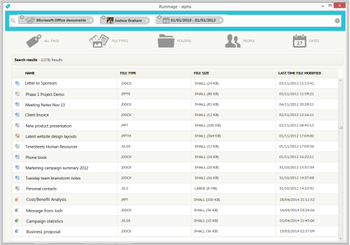 Rummage screenshot