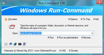 Run-Command Portable  screenshot