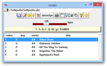 Runabc screenshot