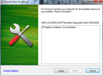 Rundll Errors Fix Wizard screenshot