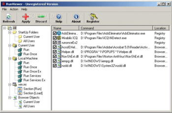 RunViewer screenshot
