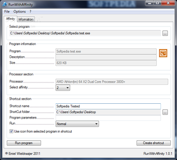 RunWithAffinity screenshot