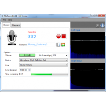 Rustyspigot Voice Recorder screenshot