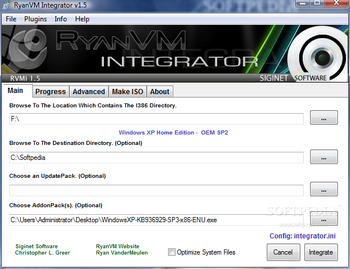 RVM Integrator screenshot