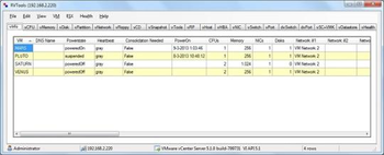 RVTools screenshot