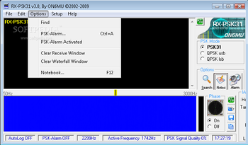 RX-PSK31 screenshot 2
