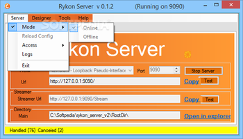 Rykon Server screenshot 2