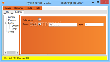 Rykon Server screenshot 5