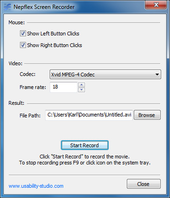 Rylstim Screen Recorder Portable screenshot