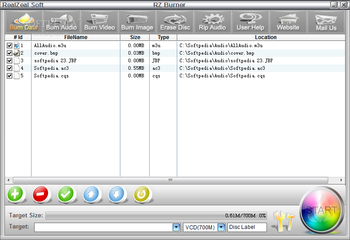 RZ Free DVD Burner screenshot