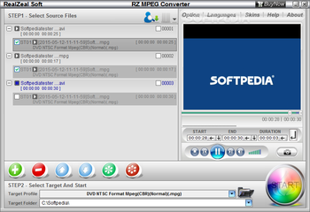 RZ MPEG Converter screenshot