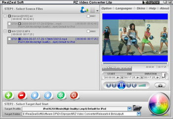RZ Video Converter Lite screenshot
