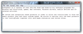 S-soft Textpad screenshot