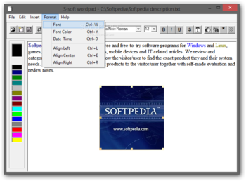 S-soft Wordpad screenshot 4