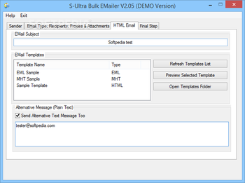 S-Ultra Bulk Emailer screenshot 3