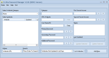 S-Ultra Password Manager screenshot 2