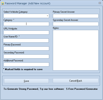 S-Ultra Password Manager screenshot 3