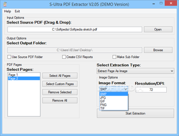 S-Ultra PDF Extractor screenshot 2