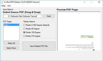 S-Ultra PDF Rotator screenshot
