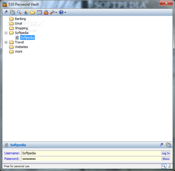 S10 Password Vault screenshot