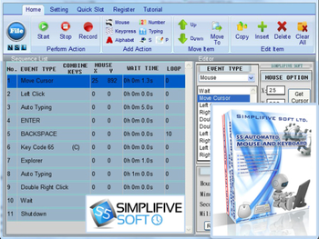 S5 Automated Mouse and Keyboard screenshot