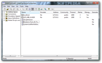 SAEAUT SNMP OPC Server Basic screenshot