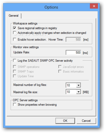 SAEAUT SNMP OPC Server Enhanced screenshot 7