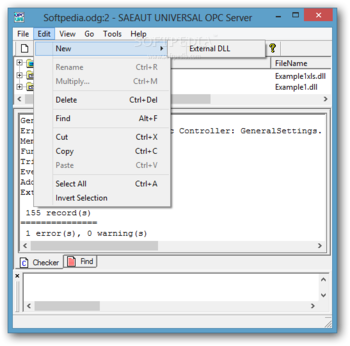 SAEAUT UNIVERSAL OPC Server screenshot 3