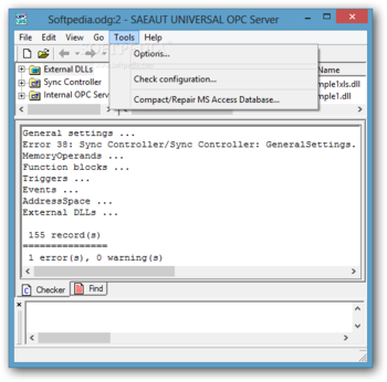 SAEAUT UNIVERSAL OPC Server screenshot 5