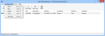 Safe Data Backup screenshot 3
