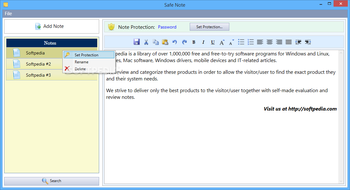 Safe Note screenshot