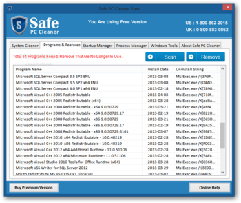 Safe PC Cleaner Free screenshot 2