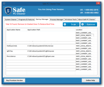 Safe PC Cleaner Free screenshot 3