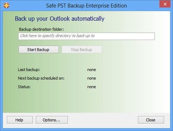 Safe PST Backup screenshot