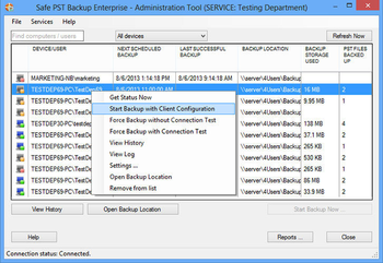 Safe PST Backup screenshot 2