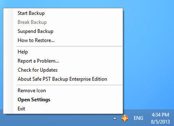 Safe PST Backup screenshot 9
