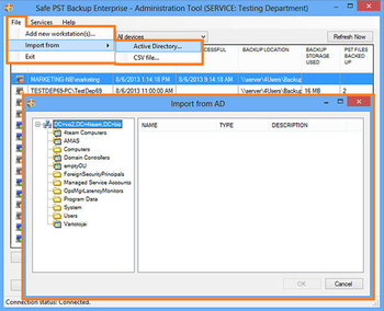 Safe PST Backup Free Edition screenshot 3