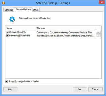 Safe PST Backup Free Edition screenshot 7