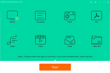 Safe365 Any Data Recovery Pro screenshot