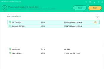 Safe365 Any Data Recovery Pro screenshot 2