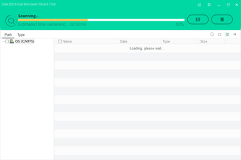 Safe365 Email Recovery Wizard screenshot 3