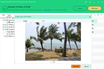 Safe365 External Hard Drive Data Recover screenshot 4