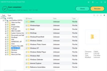 Safe365 Photo Recovery Wizard screenshot 3