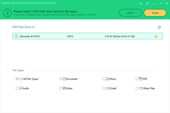 Safe365 USB Flash Drive Data Recovery screenshot 2