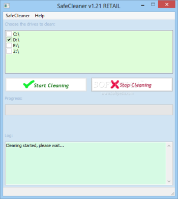SafeCleaner screenshot